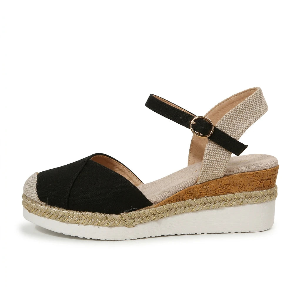 sandale espadrille compensée femme - Variation 1
