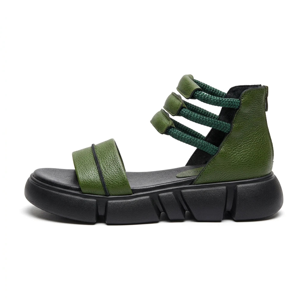 sandale compensée petit talon - Variation 1