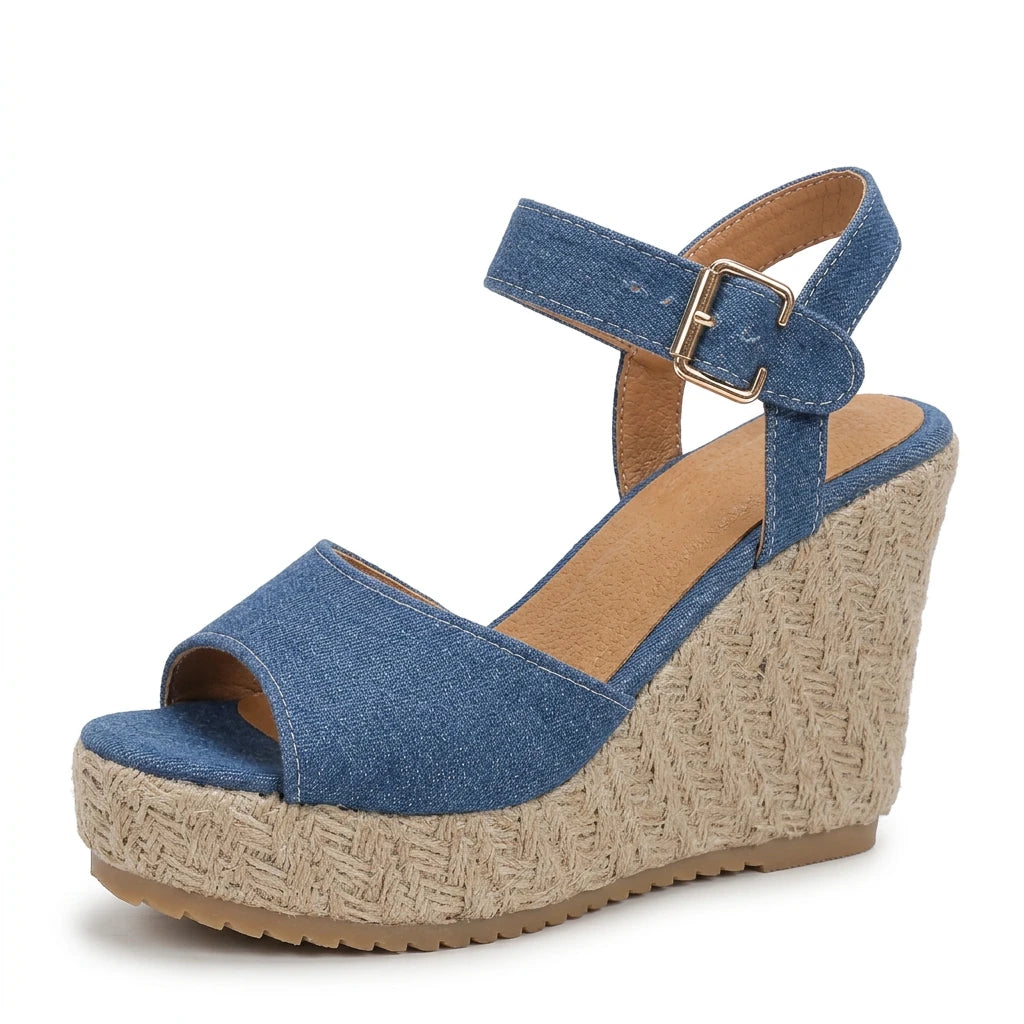 sandale compensée femme confort - Variation 1