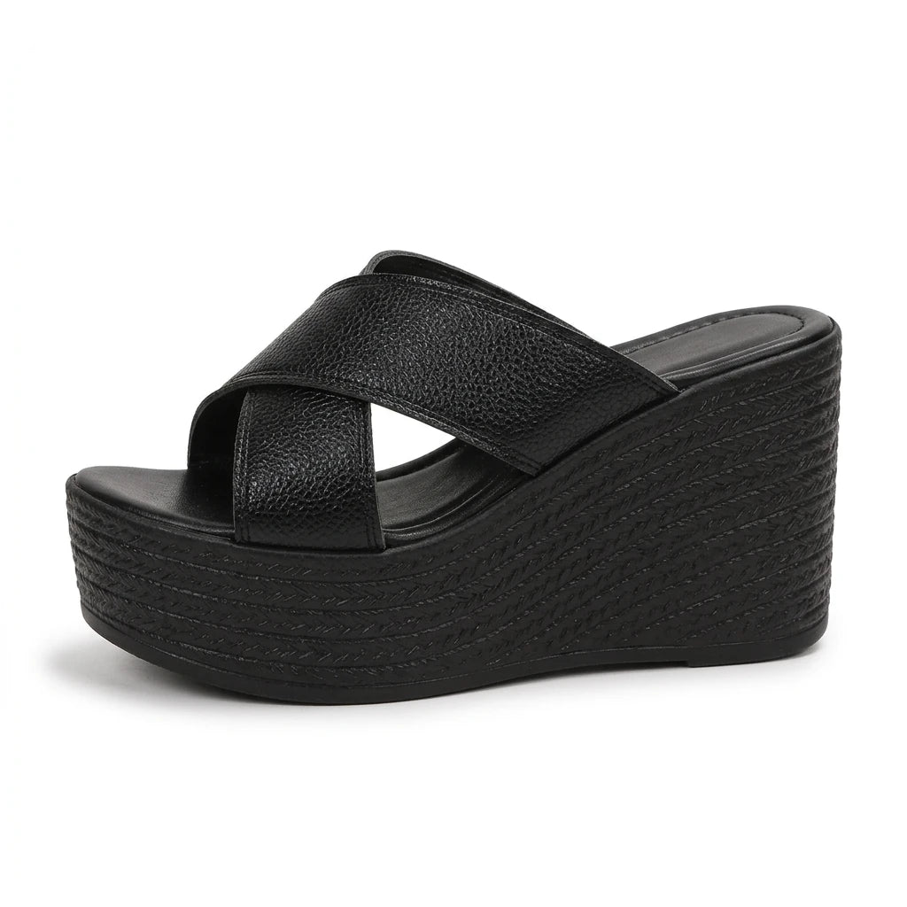 sandale compensé confortable - Variation 1 Image