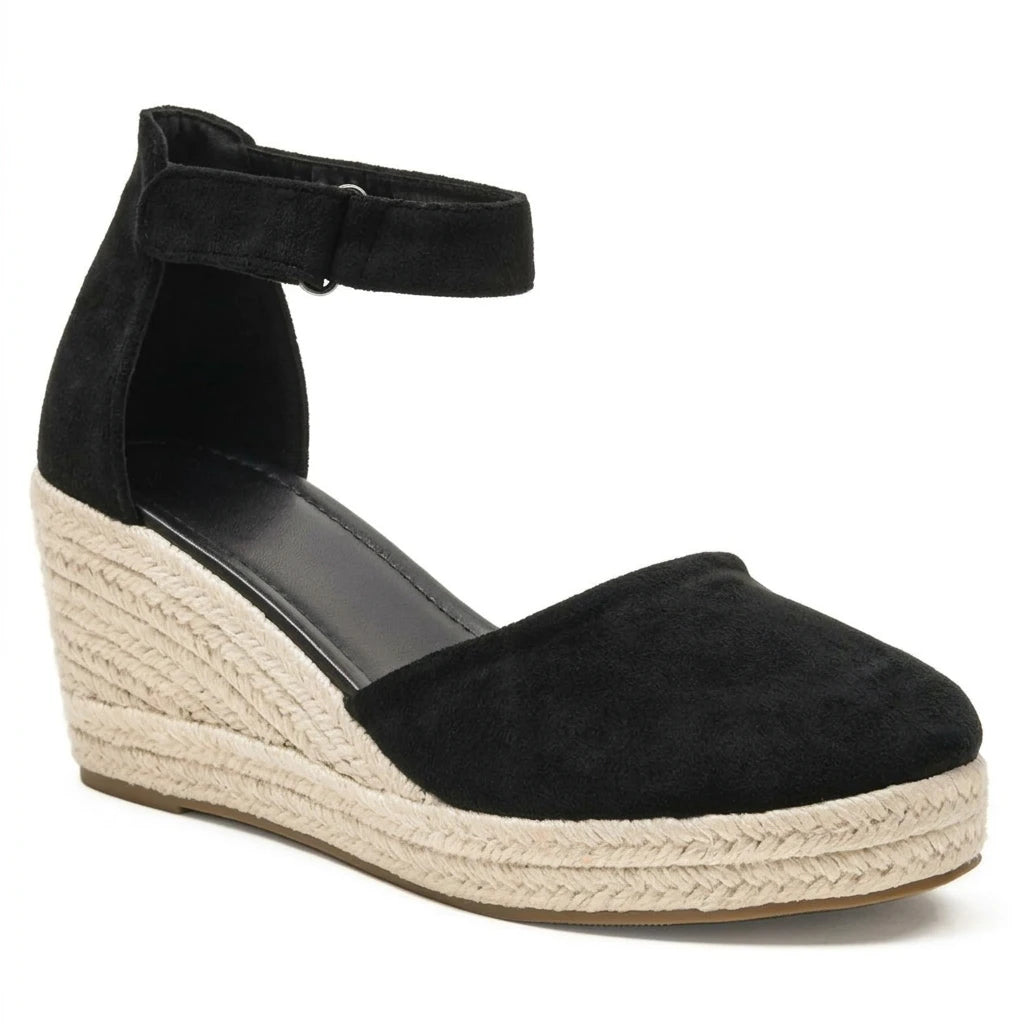 sandales compensées façon espadrilles - Variation 1