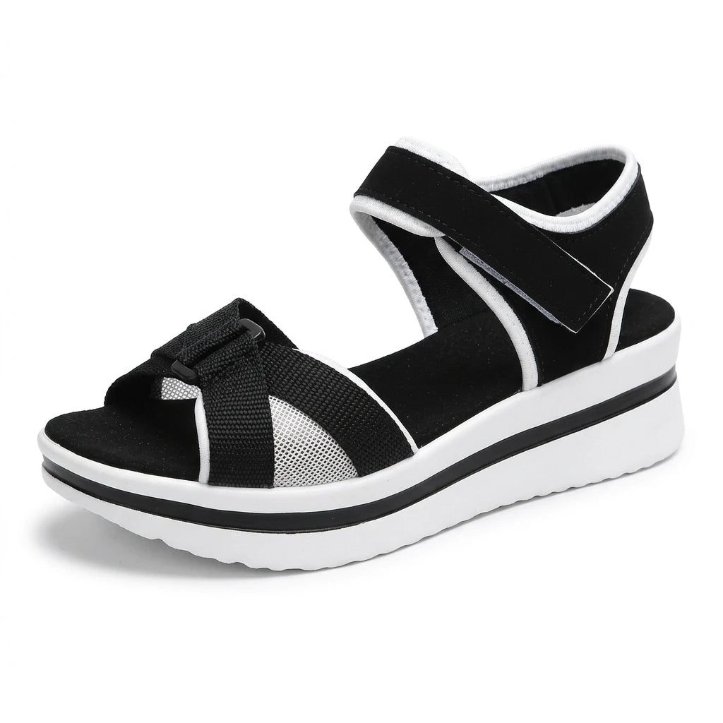 sandale compensée boheme - Variation 1 Image