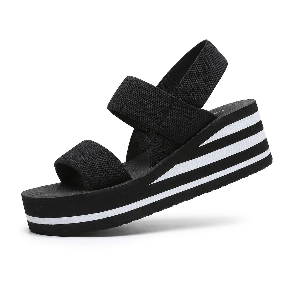 sandale compensée elastique - Variation 1