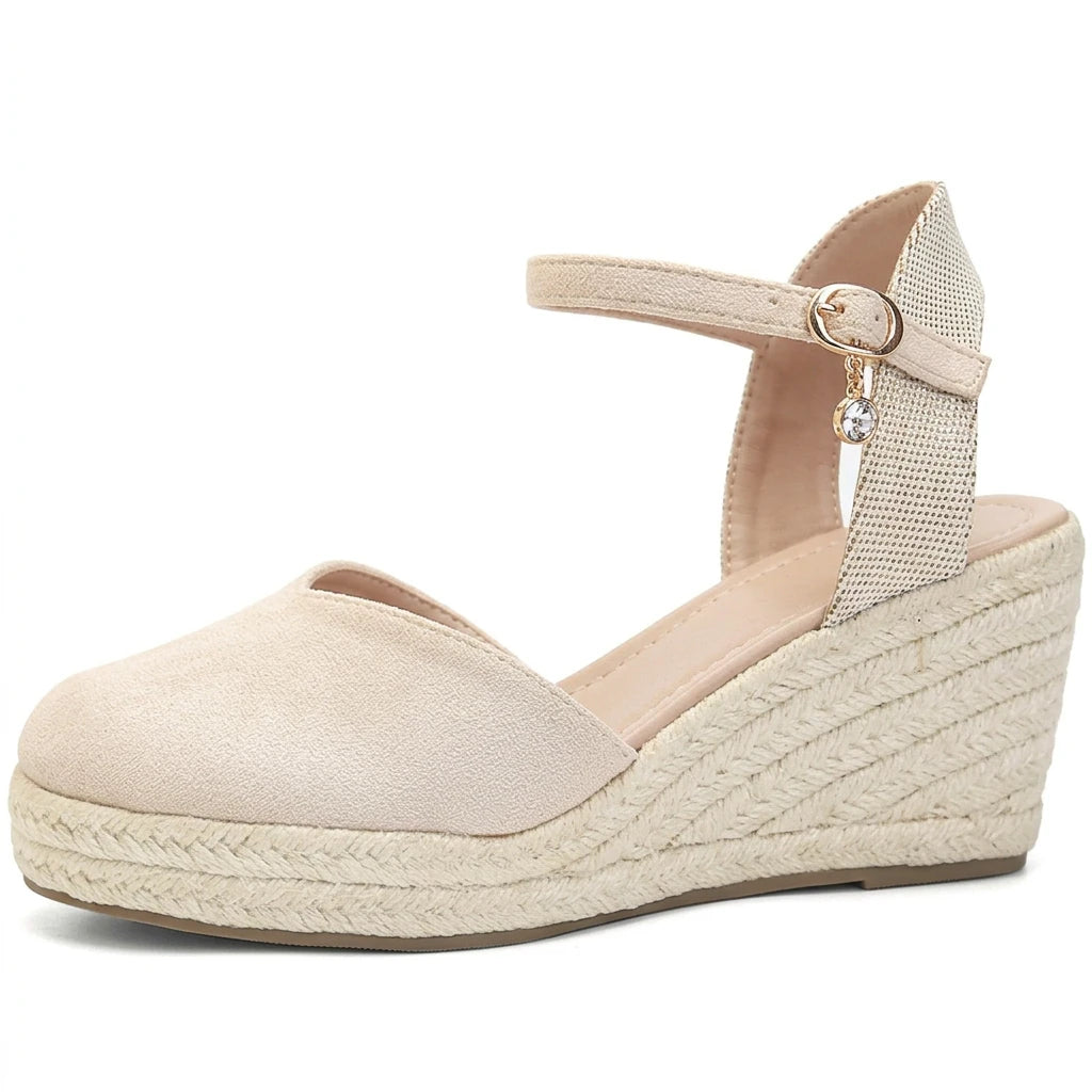 sandales toiles compensées - Variation 1