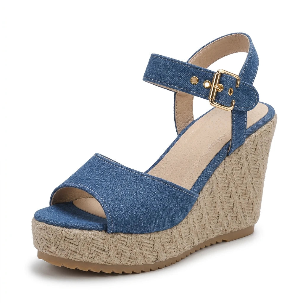 sandale compensée femme confort - Variation 2