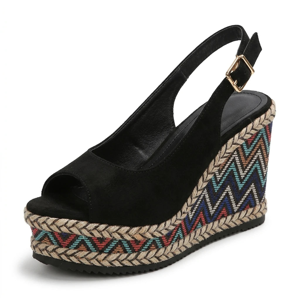 sandale compensée espadrille - Variation 2