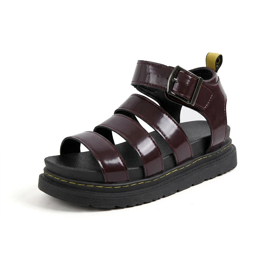 sandales compensées tressées - Variation 2