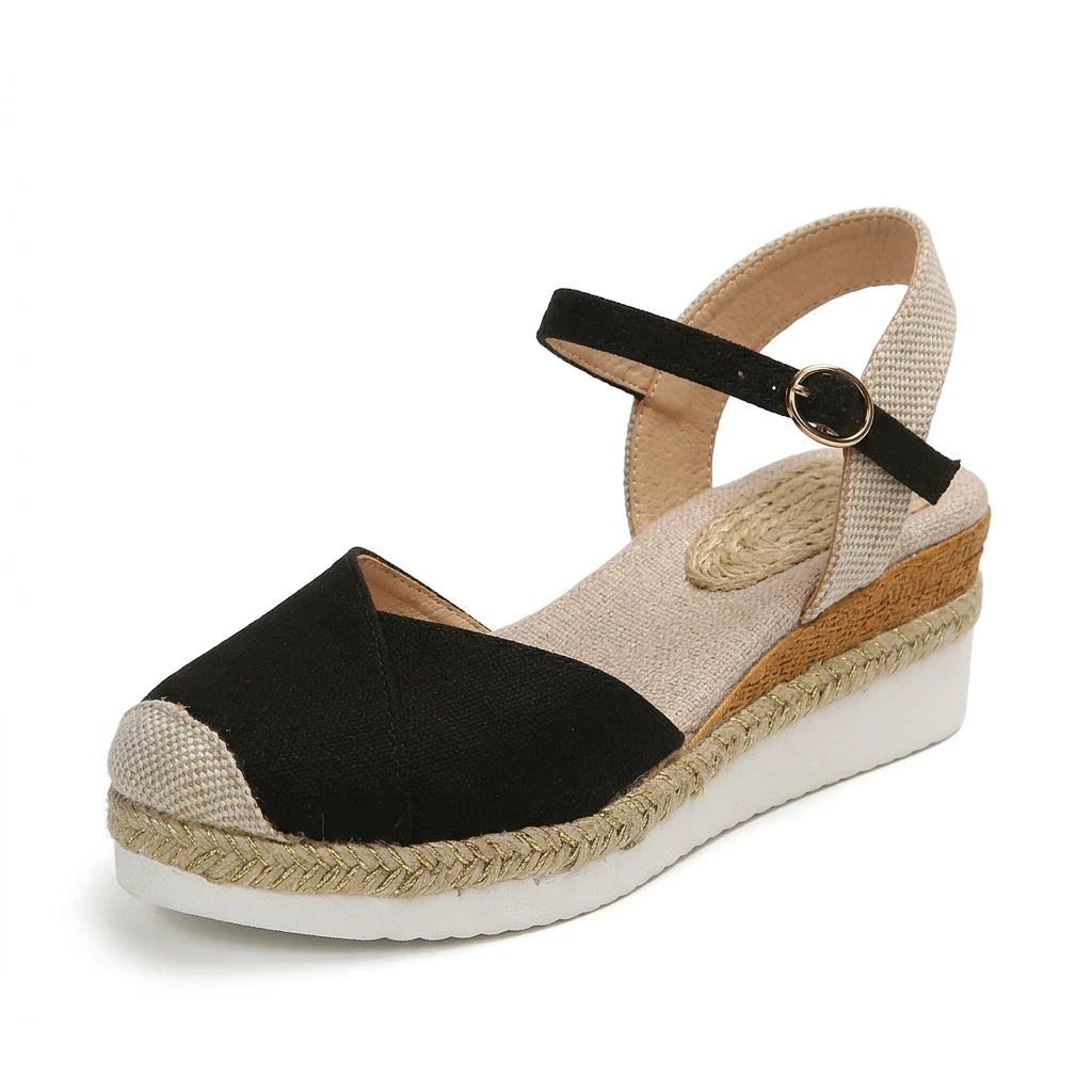 sandale espadrille compensée femme - Variation 2