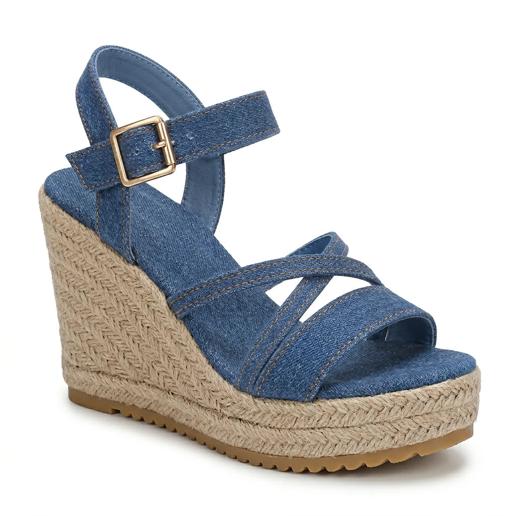 sandales compensées mariage - Variation 2