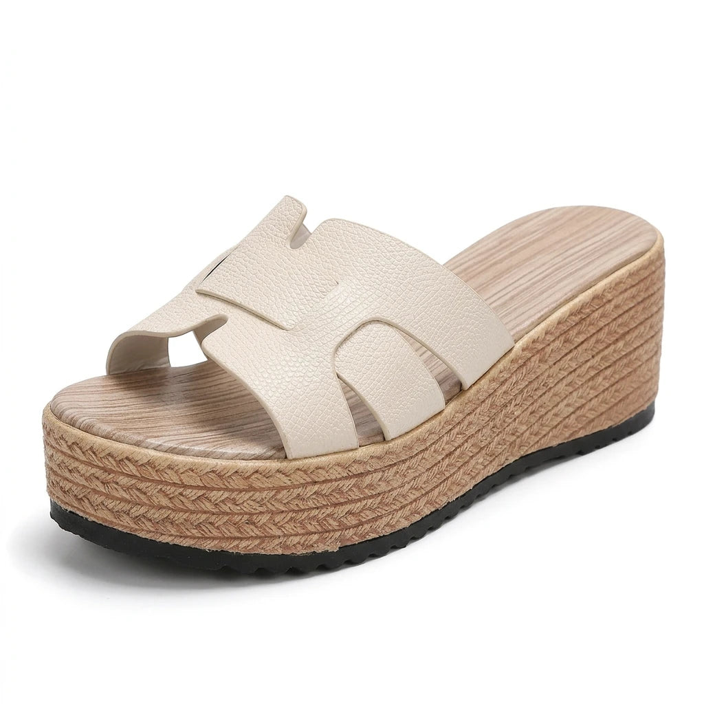 sandale claquette compensée - Variation 2