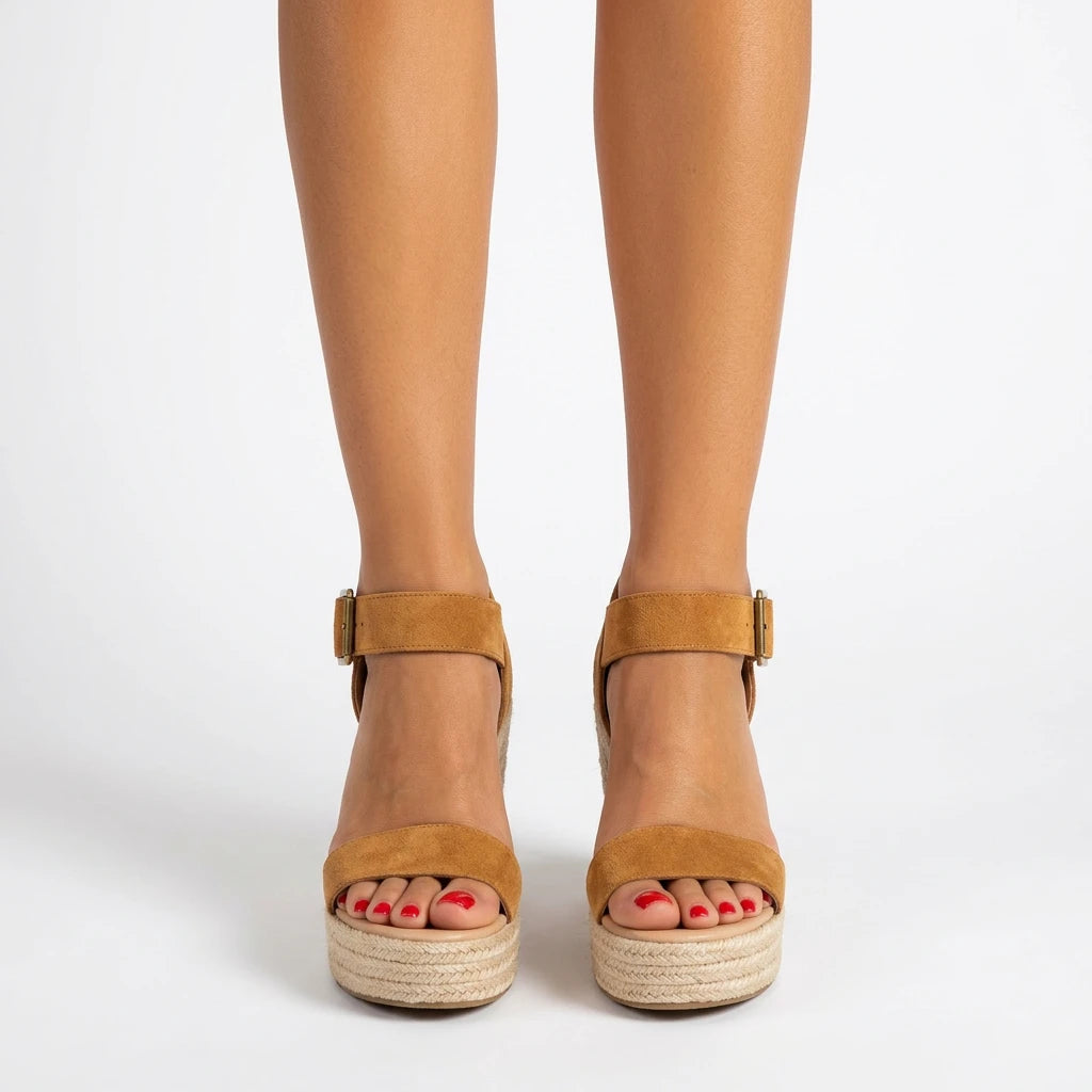 sandales compensées en liège - Variation 3