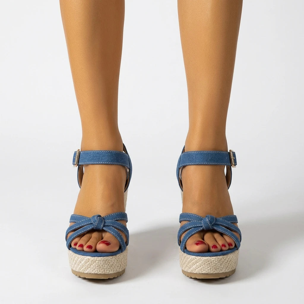 sandales compensées tropéziennes - Variation 3