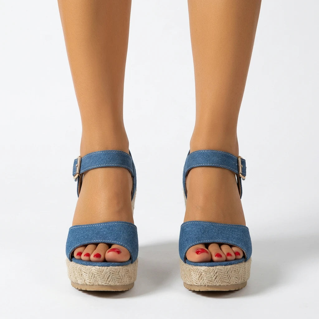 sandale compensée femme confort - Variation 3