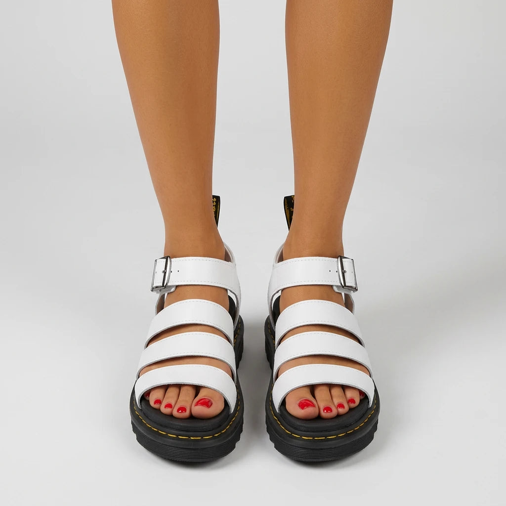 sandales compensées à brides - Variation 3