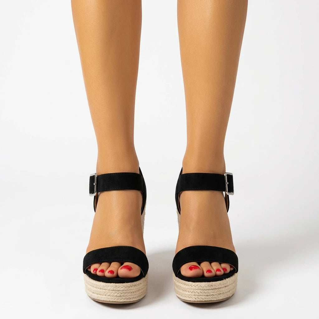 sandales compensées bois - Variation 3