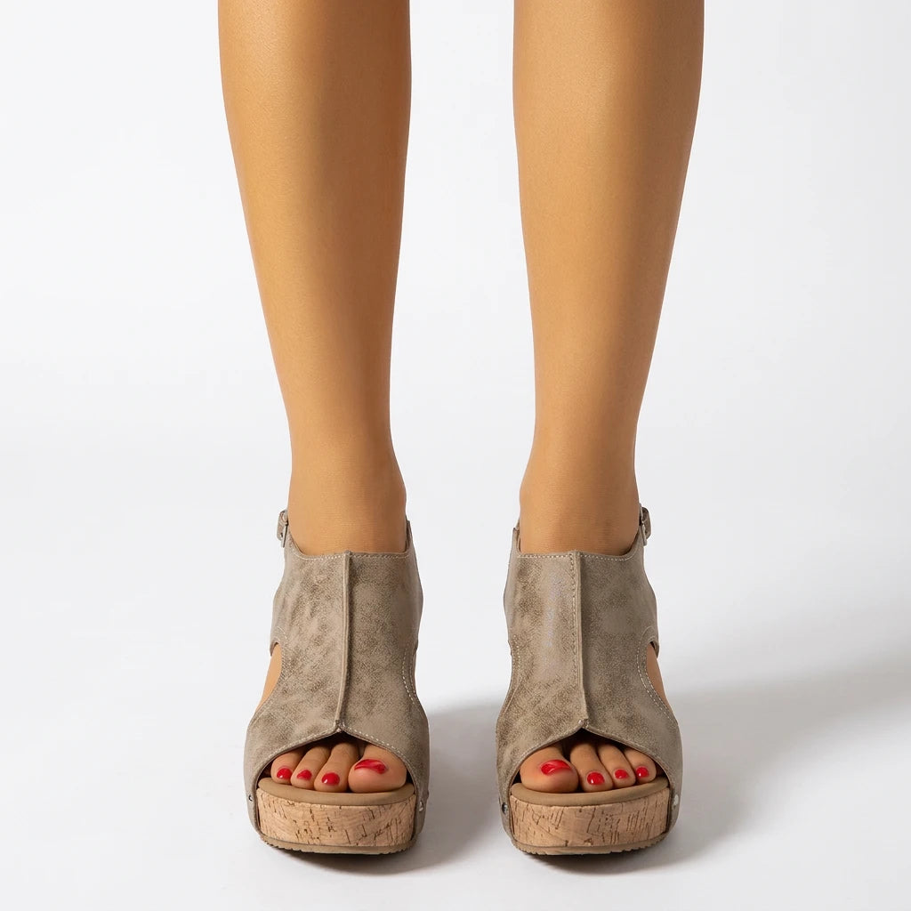 sandales compensées boheme - Variation 3