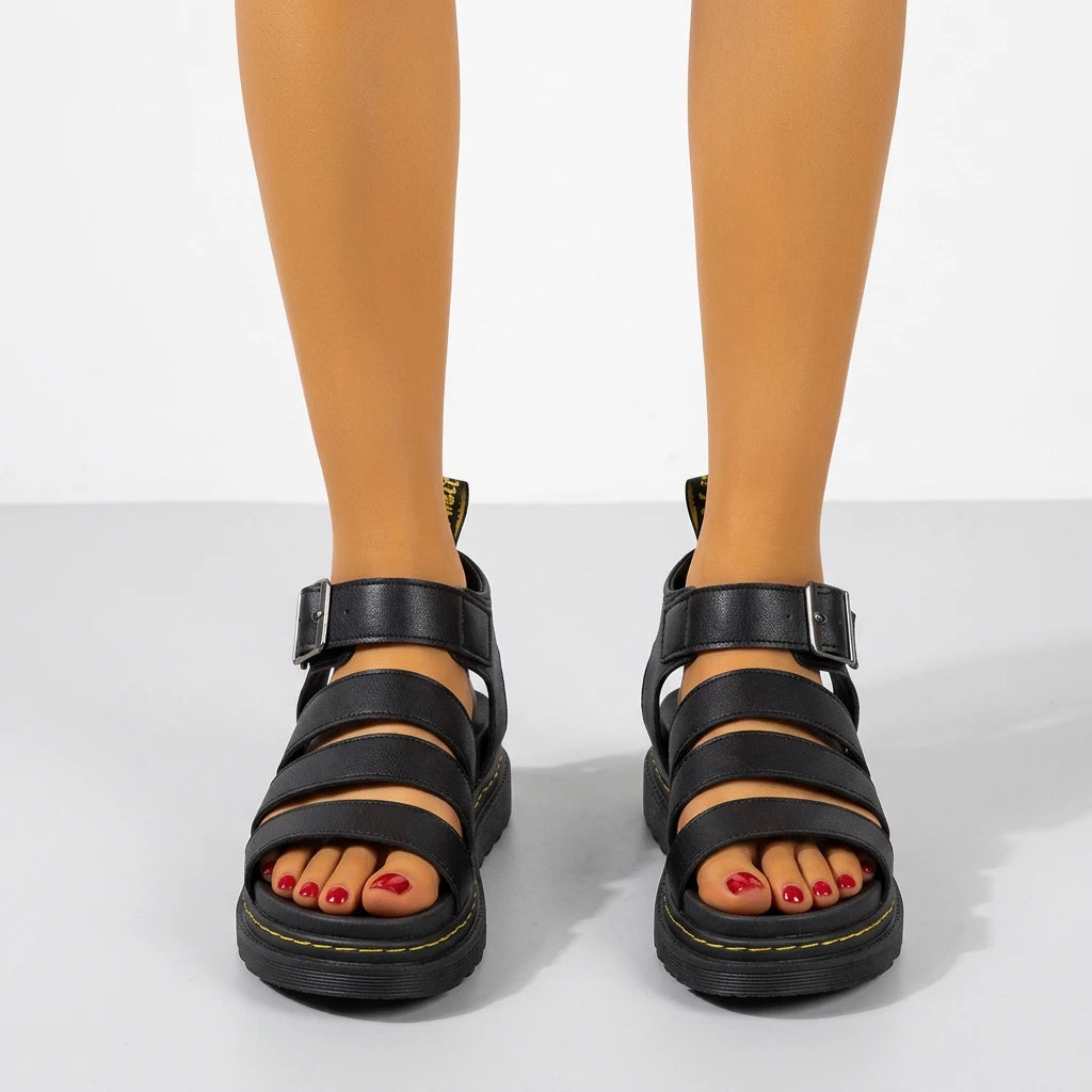 sandale compensée tressée - Variation 3