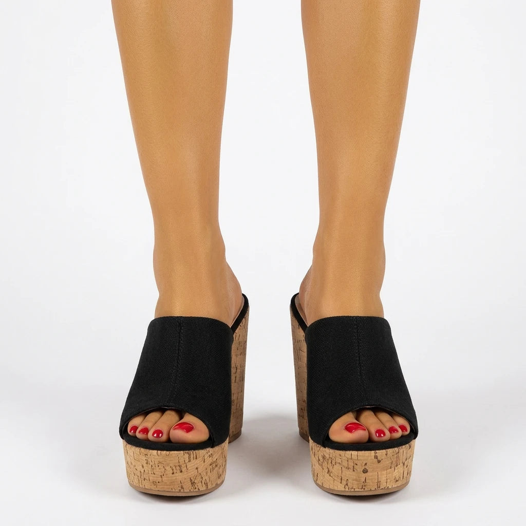 sandales toile compensées - Variation 3