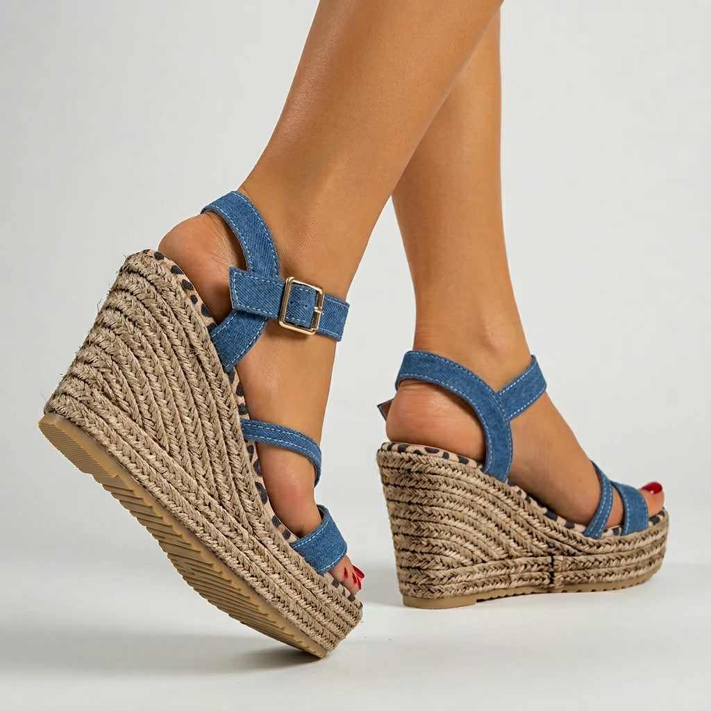 sandales compensées mariage - Variation 4