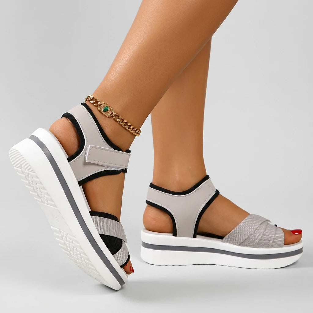 sandale compensée bride - Variation 4