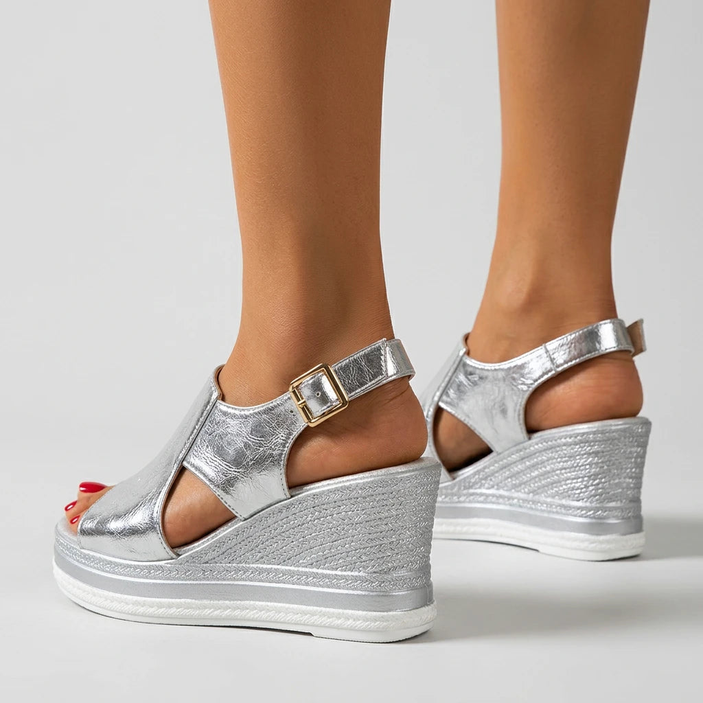 sandales femme semelles compensées - Variation 4