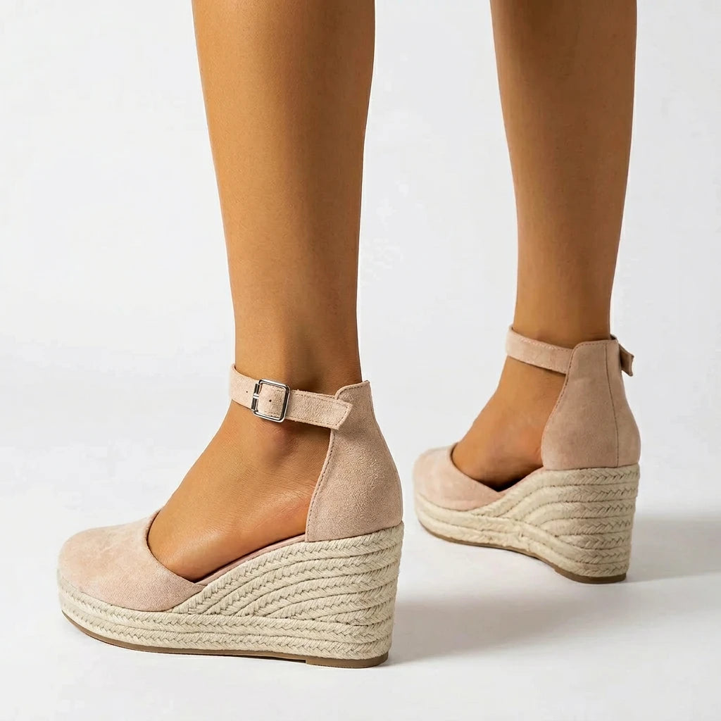 sandale tropezienne compensée - Variation 4