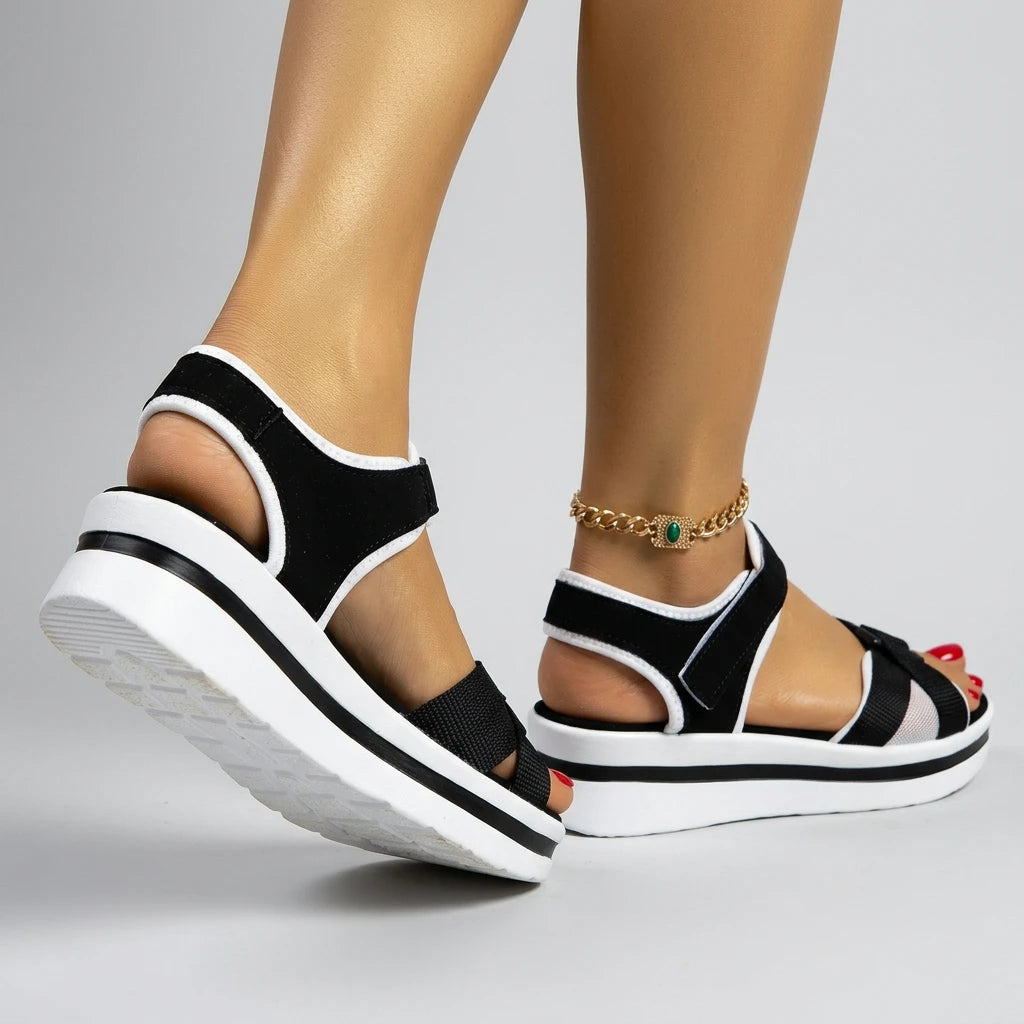 sandale compensée boheme - Variation 4