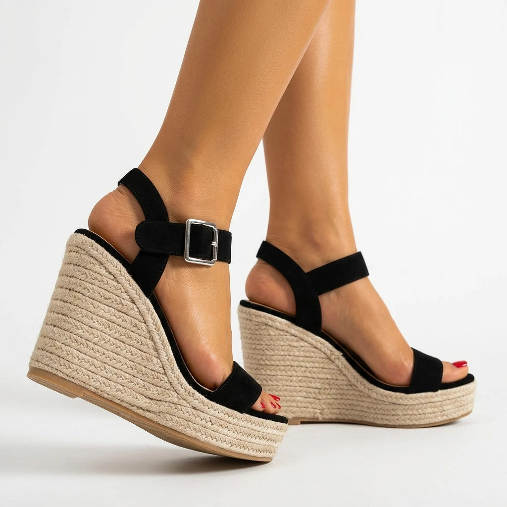 sandales compensées bois - Variation 4