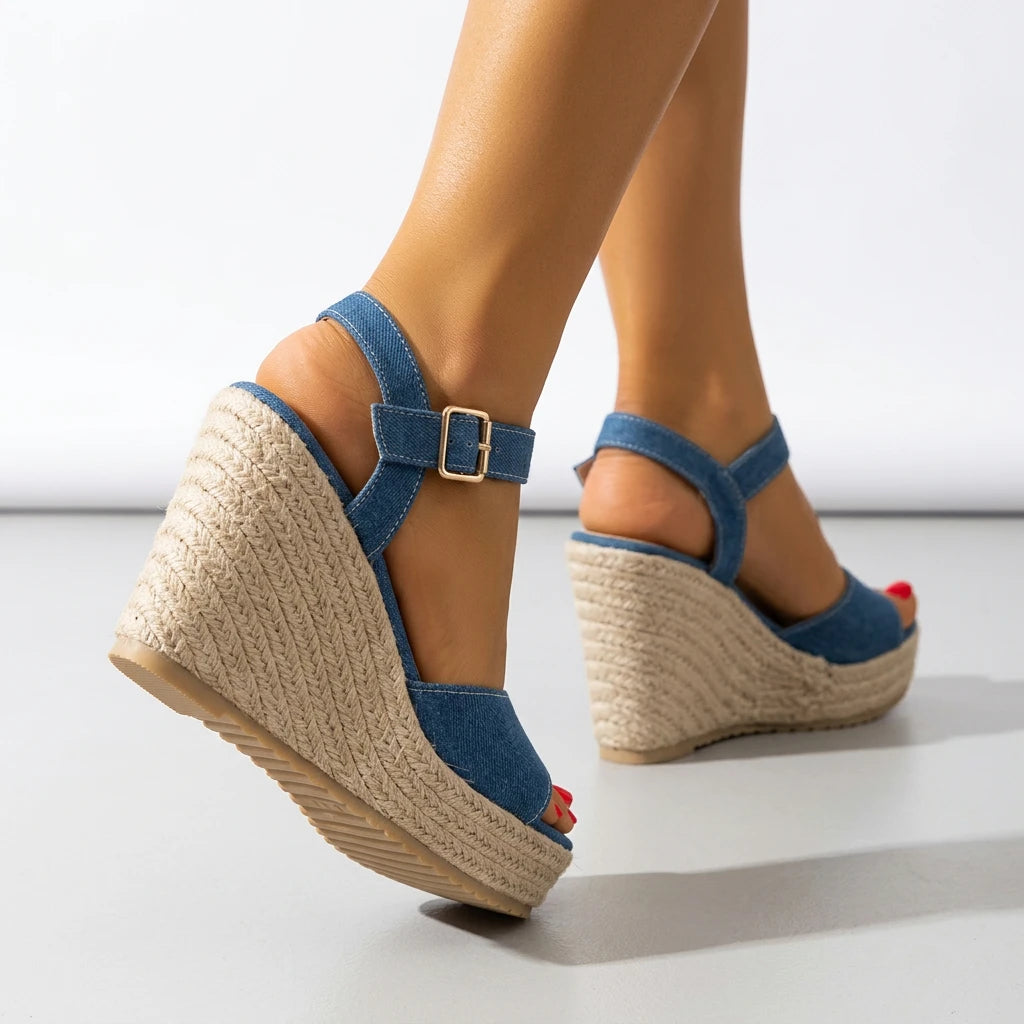 sandale compensée femme confort - Variation 4